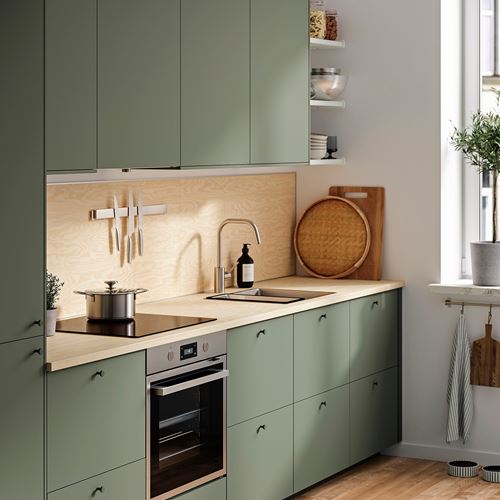 IKEA - EKBACKEN, worktop, plywood effect-laminate, 246x63,5x2,8 cm
