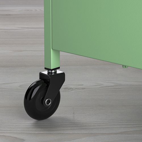 IKEA - NISSAFORS, servis arabası, açık yeşil, 50,5x30x83 cm
