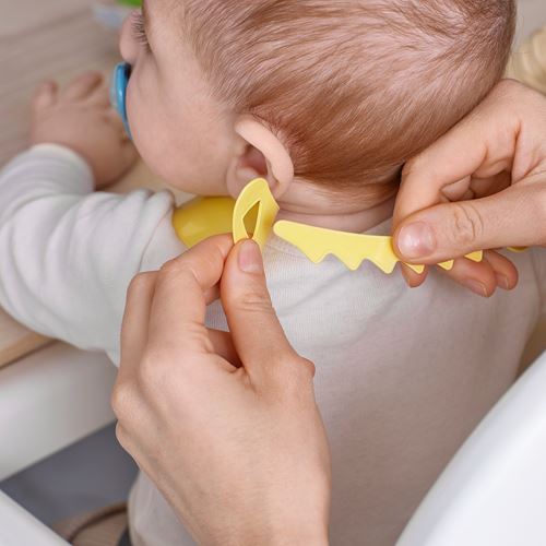 IKEA - MATA, çocuk yemek seti, açık sarı