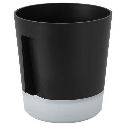 IKEA - VARDTRAD, self-watering plant pot, anthracite, 15 cm