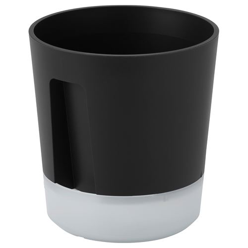 IKEA - VARDTRAD, self-watering plant pot, anthracite, 9 cm