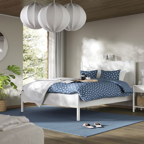 IKEA - TONSTAD, yatak odası takımı, kırık beyaz, 140x200 cm