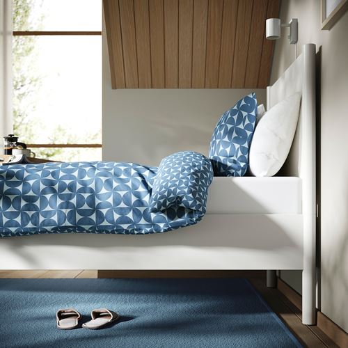IKEA - TONSTAD/LURÖY, single bed, off white, 90x200 cm