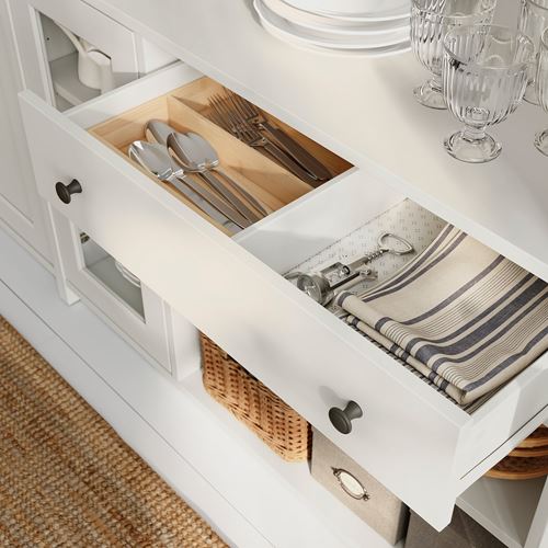IKEA - HAUGA, console, white, 140x46x84 cm