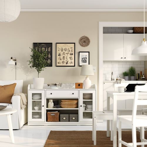IKEA - HAUGA, console, white, 140x46x84 cm