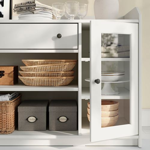 IKEA - HAUGA, console, white, 140x46x84 cm