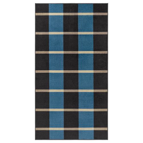 IKEA - ARBETSZON, küçük halı, gri-mavi, 80x150 cm