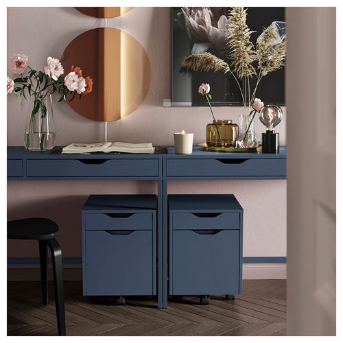 IKEA - ALEX, storage unit, blue/black, 36x50 cm