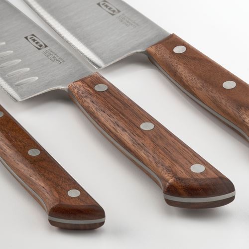 IKEA - VARDAGEN, knife set, walnut