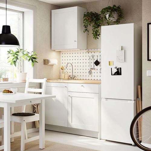 IKEA - KNOXHULT, mutfak dolabı kombinasyonu, dekoratif beyaz, 120x61x220 cm