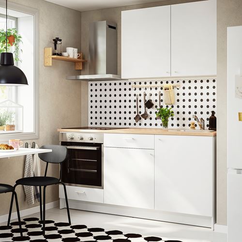 IKEA - KNOXHULT, mutfak dolabı kombinasyonu, beyaz, 180x61x220 cm