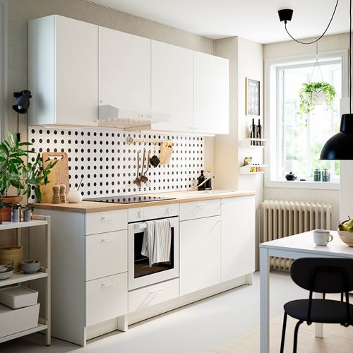 IKEA - KNOXHULT, kitchen storage combination, white, 220x61x220 cm