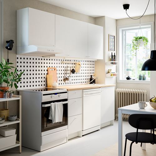 IKEA - KNOXHULT, kitchen storage combination, white, 220x61x220 cm