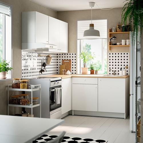IKEA - KNOXHULT, corner kitchen storage combination, white
