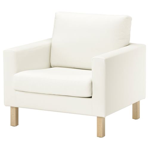IKEA - SALTSJÖBADEN, tekli koltuk kılıfı, blekinge beyaz