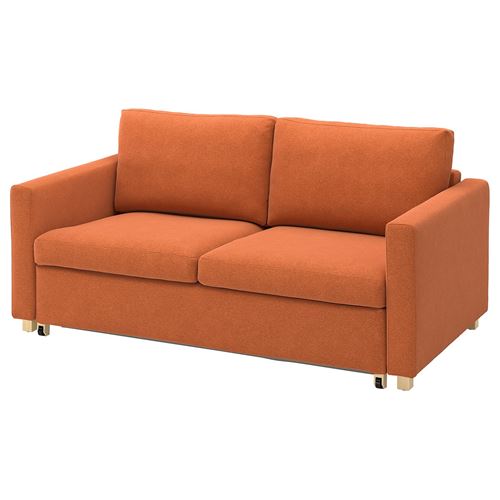 IKEA - SALTSJÖBADEN, 2-seat sofa-bed cover, tonerud red-brown