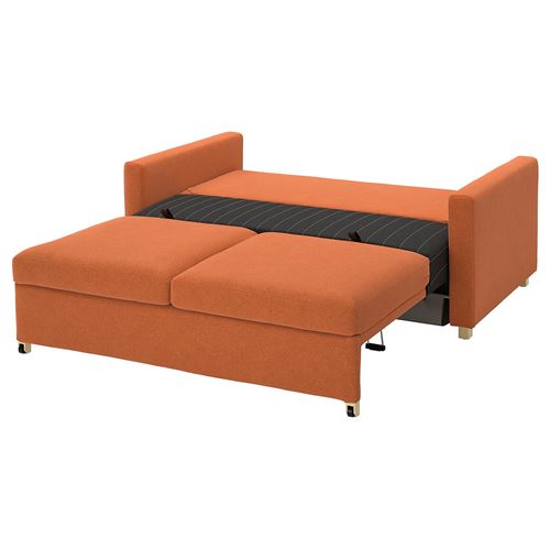 IKEA - SALTSJÖBADEN, 2-seat sofa-bed, tonerud red-brown