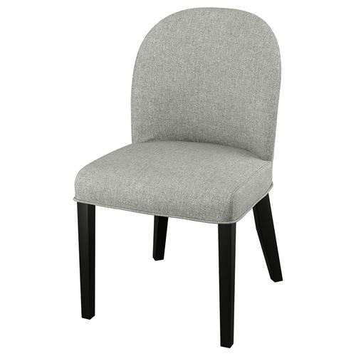 IKEA - ROSENTORP, fabric chair, Tibbleby beige-grey-black