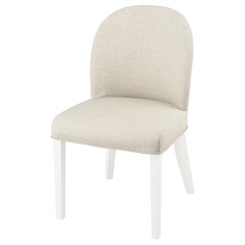 IKEA - ROSENTORP, fabric chair, Kilinda light beige-white