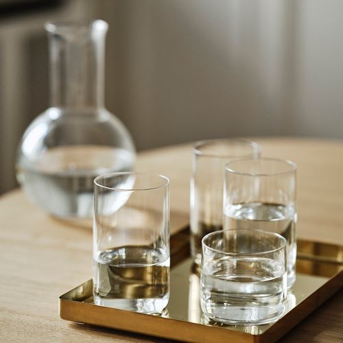 IKEA - STOCKHOLM 2025, bardak seti, cam, 27 cl