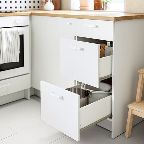 IKEA - KNOXHULT, çekmeceli alt dolap, beyaz, 40 cm