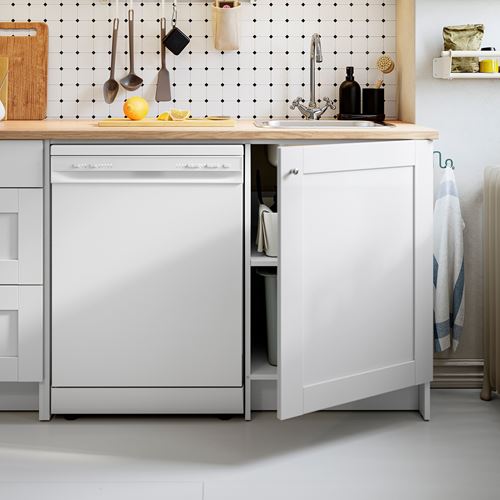 IKEA - KNOXHULT, mutfak dolabı kombinasyonu, dekoratif beyaz, 220x61x220 cm