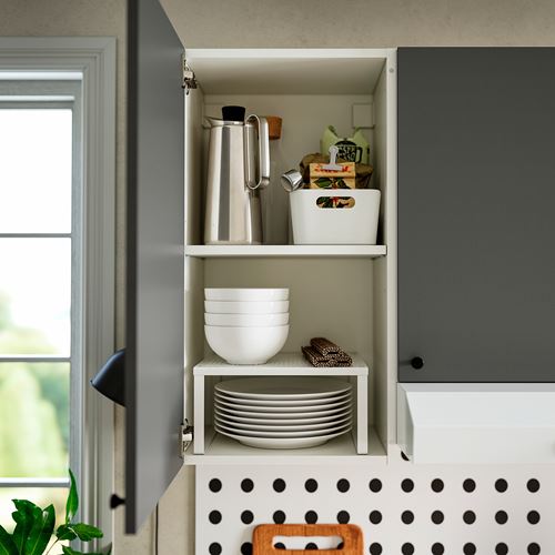 IKEA - KNOXHULT, wall cab with door, dark grey, 40x75 cm