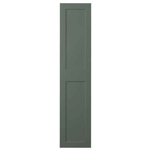 IKEA - GRIMO, gardırop kapağı, gri-yeşil, 50x229 cm
