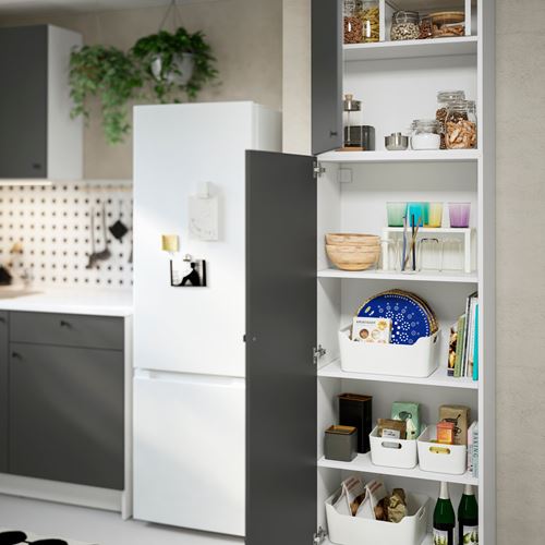 IKEA - KNOXHULT, kitchen high cabinet, dark grey, 60x31x228 cm