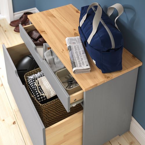 IKEA - KALLSÖ, bank, gri, 80x38x56 cm