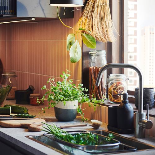 IKEA - KORKEN, glass jar with lid, glass, 2 l