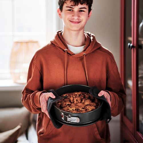 IKEA - RINNIG, tutacak, gri, 21x21 cm