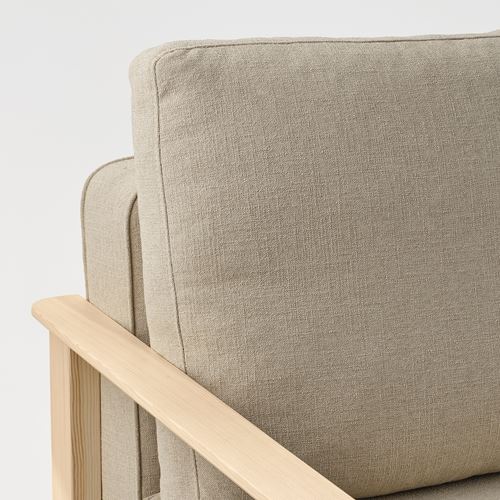 IKEA - TORNSBORG, 1 seat sofa-bed, naggen beige-pine