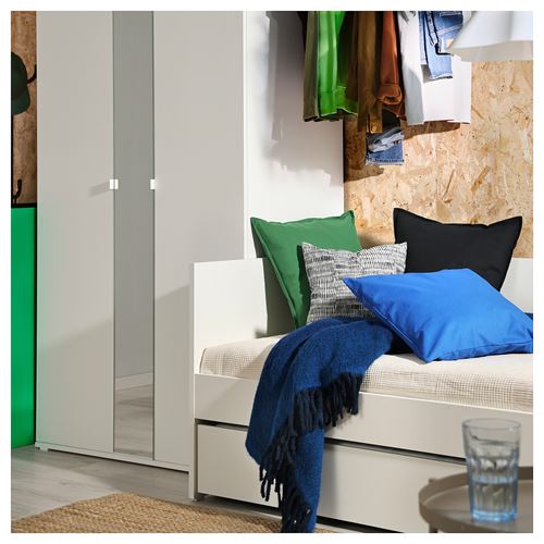 IKEA - VIHALS, divan altı karyolası, beyaz, 80x200 cm