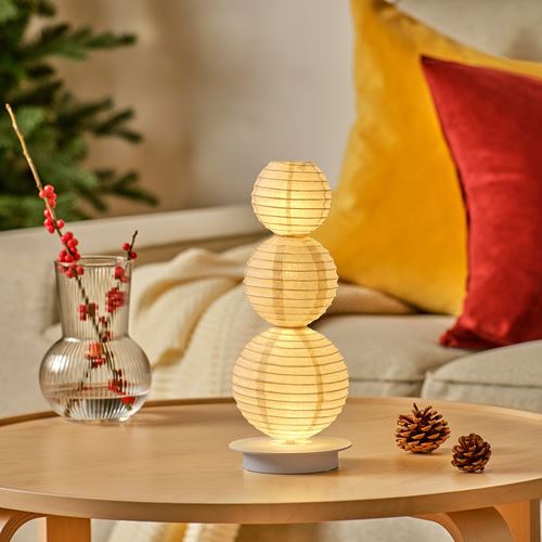 IKEA - STRALA, LED'li dekoratif aydınlatma, beyaz, 30 cm