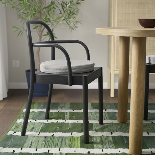 IKEA - AKERVINDEFLY, sandalye minderi, bej, 38 cm