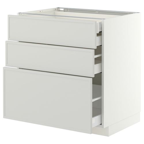 4 çekmeceli ve 3 ön panelli