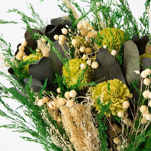 IKEA - MAVINN, yapay buket, yeşil-beyaz