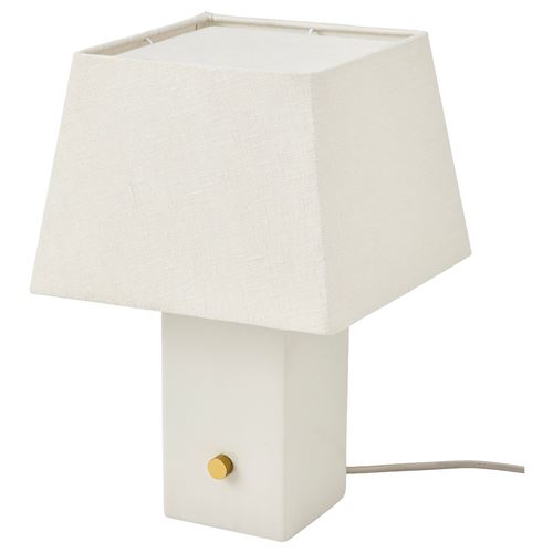 IKEA - HALGATT, table lamp, white, 35 cm