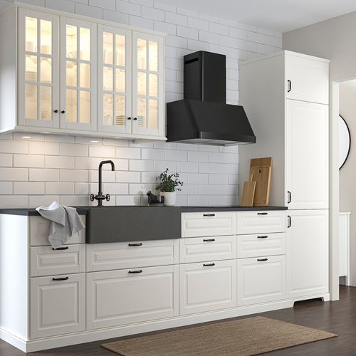 IKEA - TALLSJÖN/LILLVIKEN, tek gözlü eviye, koyu gri-taş görünüm, 80x65 cm