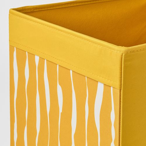 IKEA - DRÖNA, box, dark yellow, 33x38x33 cm