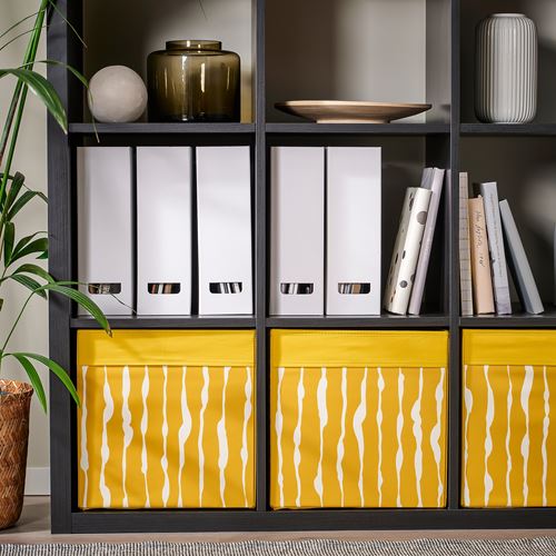 IKEA - DRÖNA, box, dark yellow, 33x38x33 cm