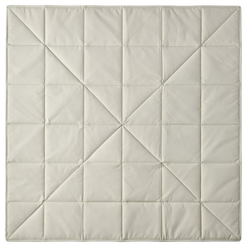 IKEA - GREJSIMOJS, oyun matı-saklama kutusu, bej, 120x120 cm