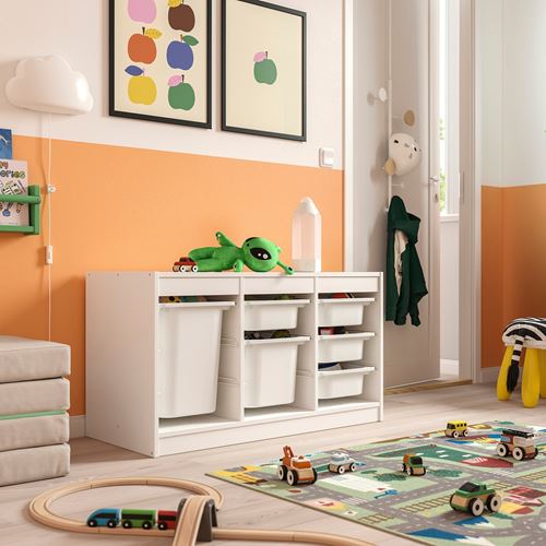 IKEA - TROFAST, saklama ünitesi, beyaz, 99x44x56 cm