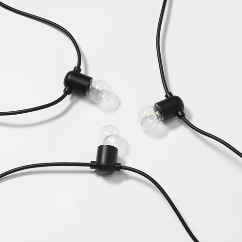 IKEA - UTSUND, lighting chain, black, 5 m