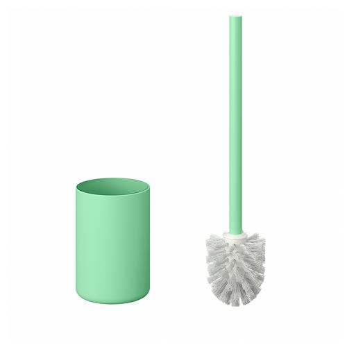 IKEA - GANSJÖN, toilet brush, light green, 38 cm