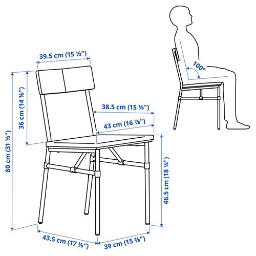 IKEA - GRÖTAN, upholstered chair, Tibbleby dark beige