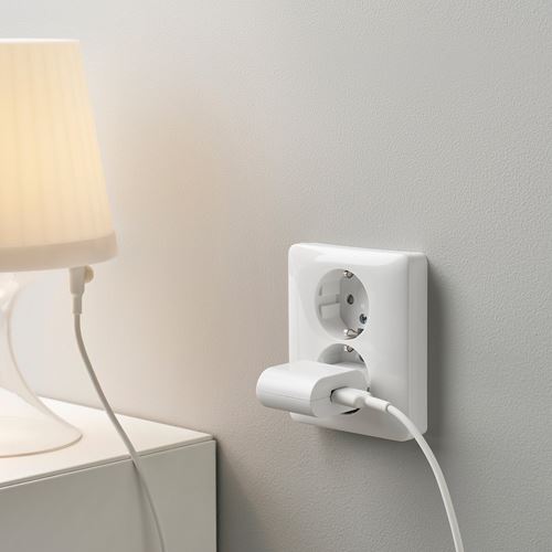 IKEA - SMAHAGEL, USB-C cable charger, white