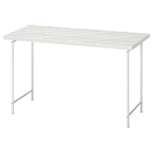 IKEA - LAGKAPTEN/SPAND, çalışma masası, çok renkli-beyaz, 120x60 cm