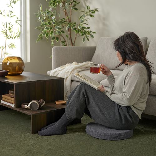 IKEA - AKERVINDEFLY, sandalye minderi, koyu gri, 38 cm